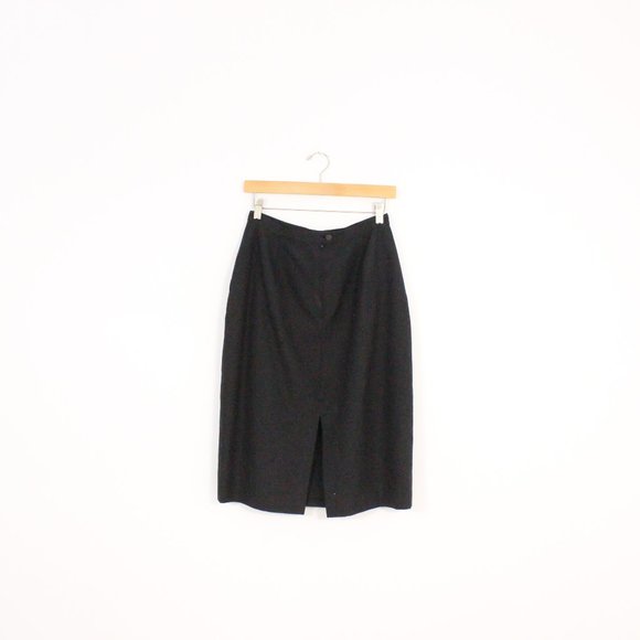 *Vintage 92' Harcourts Wool Pencil Skirt - Picture 3 of 5